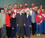 43.Встреча В.Путина с членами сборной команды накануне Олимпийских Игр в Солт-Лейк Сити, 18 января 2002г.
